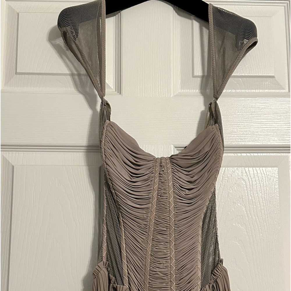 Donna Karan Jersey Mesh Dress NWT - Picture 2 of 9